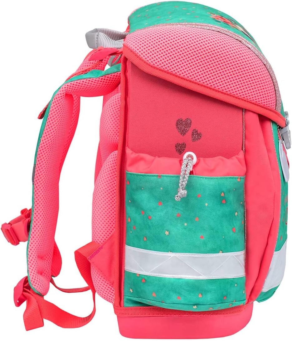 Belmil Classy Schulranzen Set 4 - teilig (403-13/AG/S) M Cute Sloth, M Cute Sloth