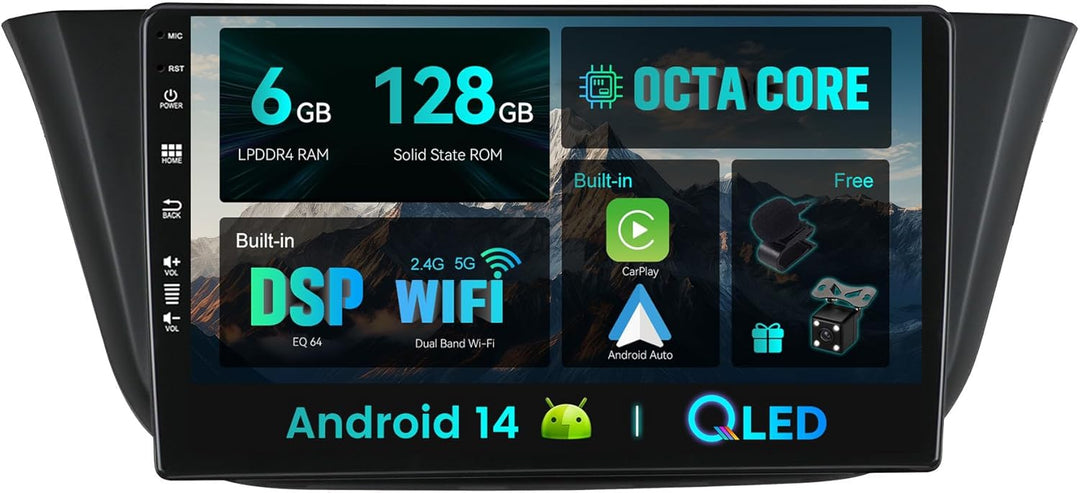 BXLIYER Android 12-6G+128G - IPS Autoradio Passt für Iveco Daily VI (2014-2021) - Eingebaut Carplay/