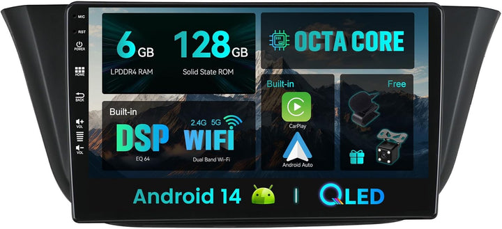 BXLIYER Android 12-6G+128G - IPS Autoradio Passt für Iveco Daily VI (2014-2021) - Eingebaut Carplay/