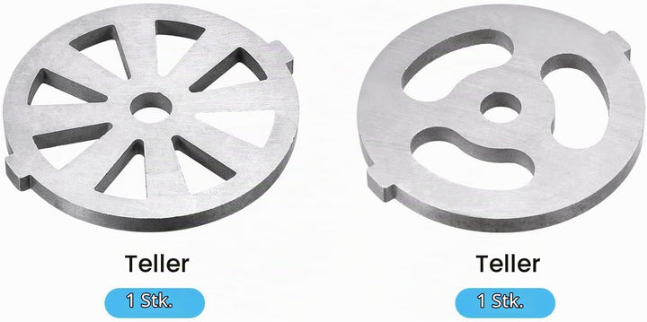 sourcing map 1 Satz Fleischwolf Klinge 3mm 5mm 7mm Edelstahlmesser Chopper für Fleischwölfe