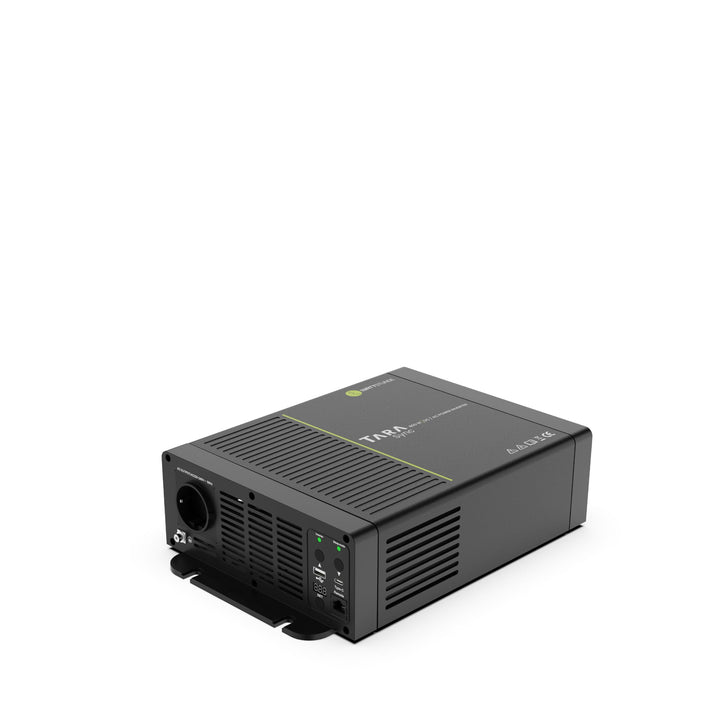 WATTSTUNDE Tara Sync Base 800W Wechselrichter, Reiner Sinus 12V auf 230V, Spannungswandler mit USB f