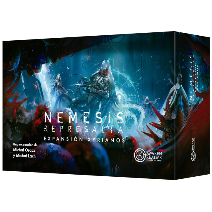 Awaken Realms Nemesis: Xyrianische Represalie, Erweiterung mit 3 Miniaturen Alien-Raubtiere, Neue dr