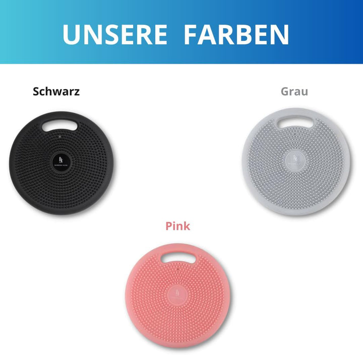 BK 2.0 Balance Cushion für Stabilität und Koordination by Barbara Klein mit Griff für einen gesunden