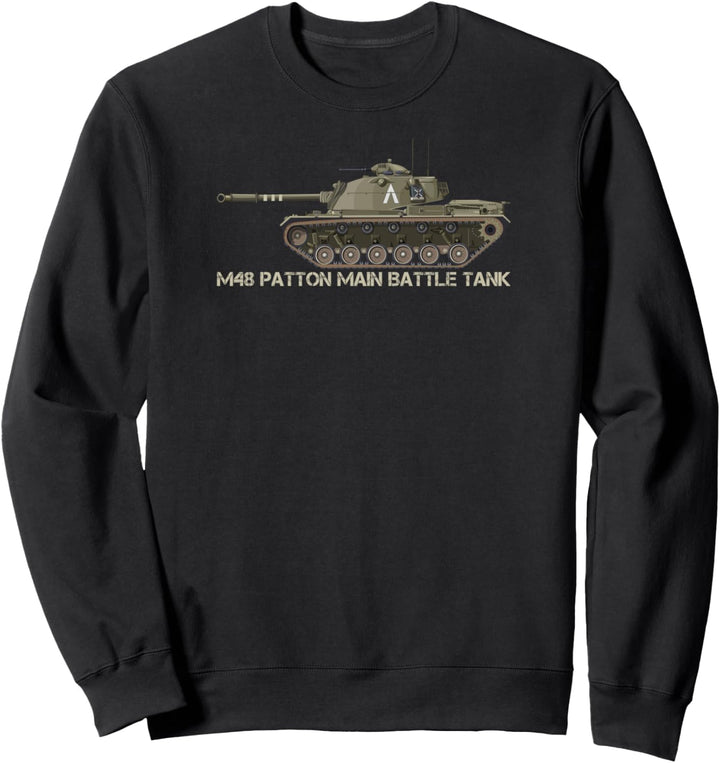 M48 Patton Hauptpanzer American Tanks Sweatshirt