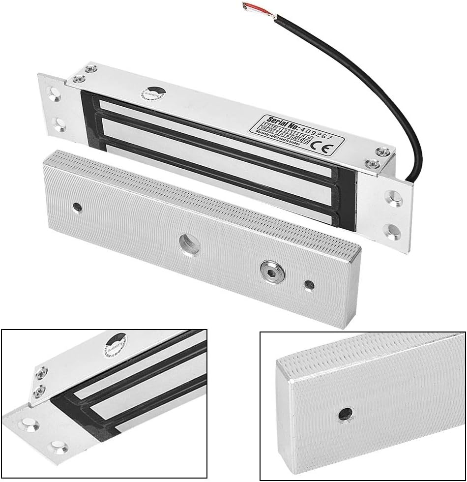 MAGT Elektrisches Schloss, 12 V, elektromagnetisch, elektromagnetisch, Verriegelung, bündig, 12 V DC