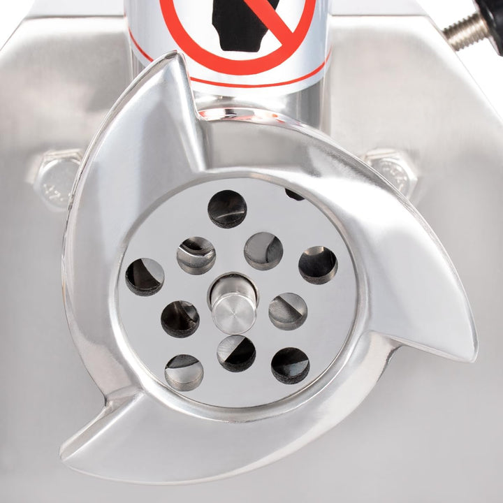 Beeketal 'FW80B' Profi Gastro Edelstahl Fleischwolf mit 80 kg/Std. Durchsatz, starkem 370 Watt Motor