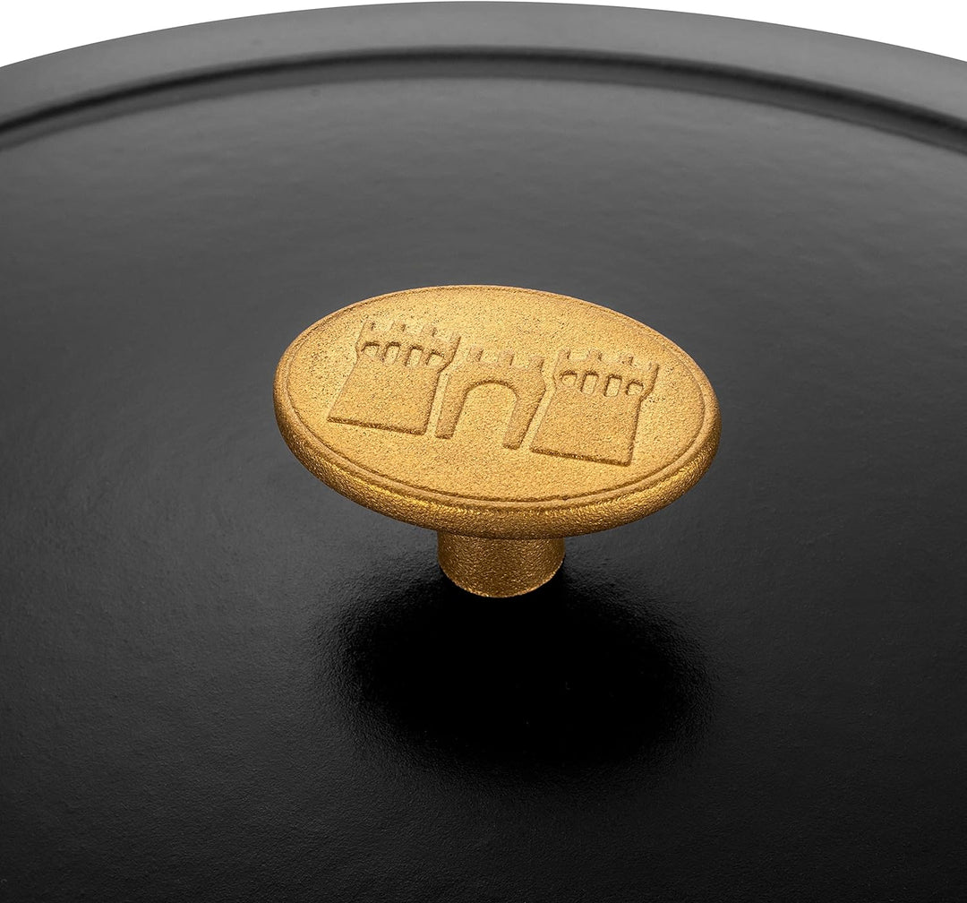 BALLARINI Bellamonte Auflaufform, Bräter, Dutch Oven, Emailliertes Gusseisen, Oval, 33 cm, 6,5 L, Sc