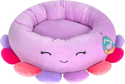 Squishmallows JPT0087 - Beula der Oktopus Tierbett 60 cm, offizielles Jazwares Plüsch, superweiches