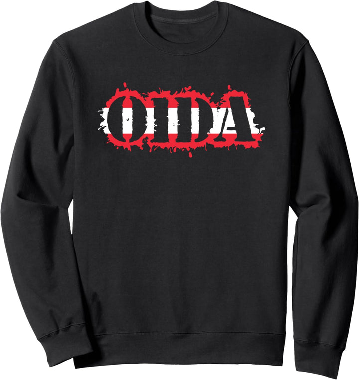 OIDA - Österreich Flagge Mundart Dialekt Heimat Tradition Sweatshirt