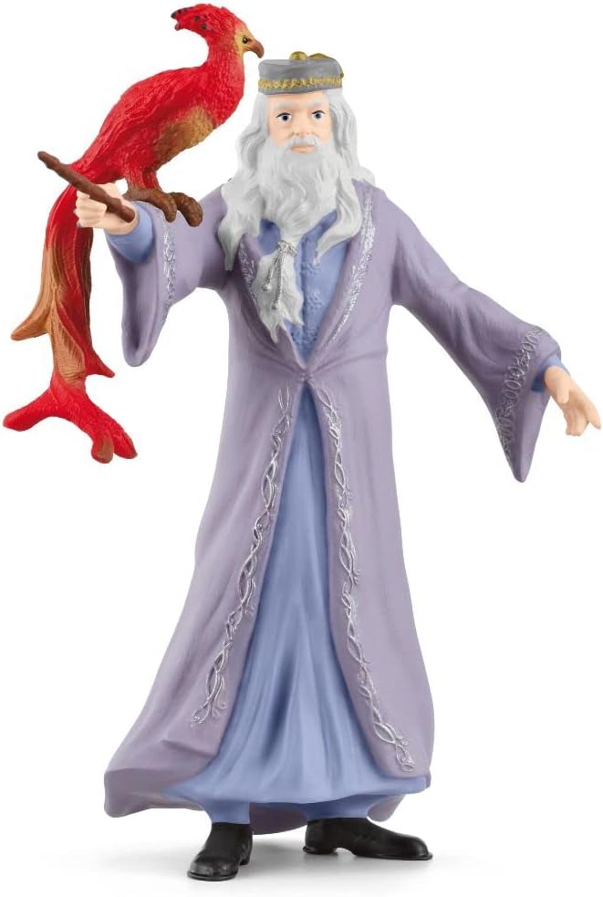 schleich 42637 Dumbledore & Fawkes, ab 6 Jahren, HARRY POTTER - Spielfigur, 11 x 4 x 12 cm