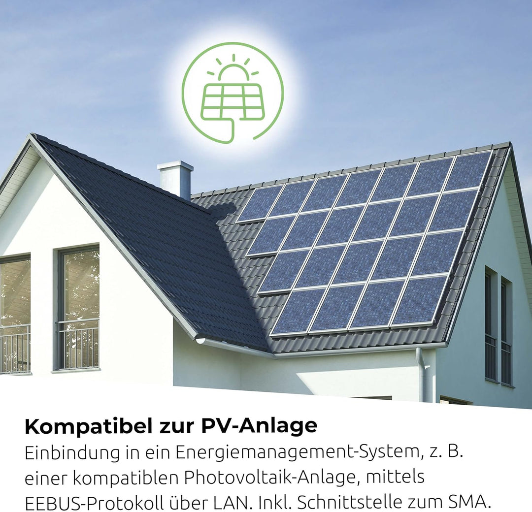 TechniSat TECHNIVOLT 1100 Smart-11kW Ladestation/Wallbox für E-Autos mit integrierter Ladesteckdose