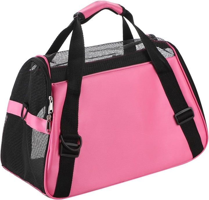 Hundetasche Netzgewebe Atmungsaktiv Katzentransportbox Faltbar Hundetragetasche Waschbar Matte Klein