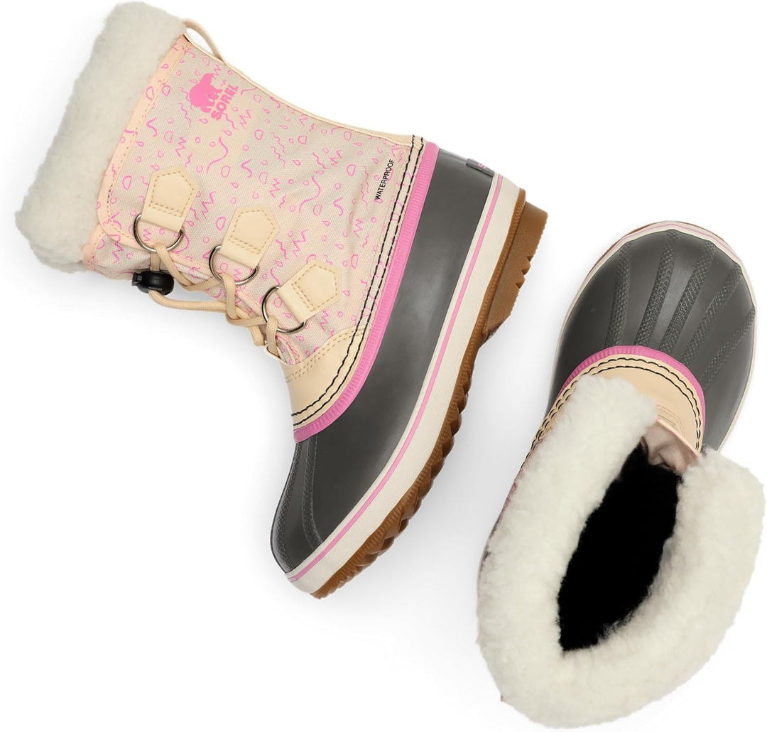 Sorel Yoot PAC Nylon Waterproof wasserdichte Winterstiefel für Kinder, Lila (Purple Dahlia x Foxglov
