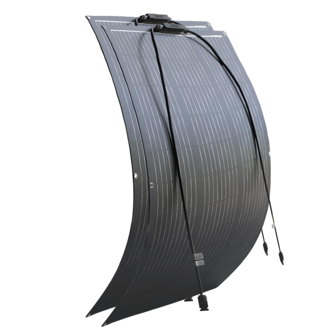 200w Solar Module Flexible Kit 2x100w 12v Solar Panel Monocrystalline for Off Grid Yacht RV Car Boat