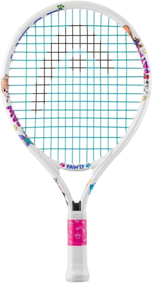 Head Paw Junior Tennis Racquet Weiss 17″, Wei&amp;