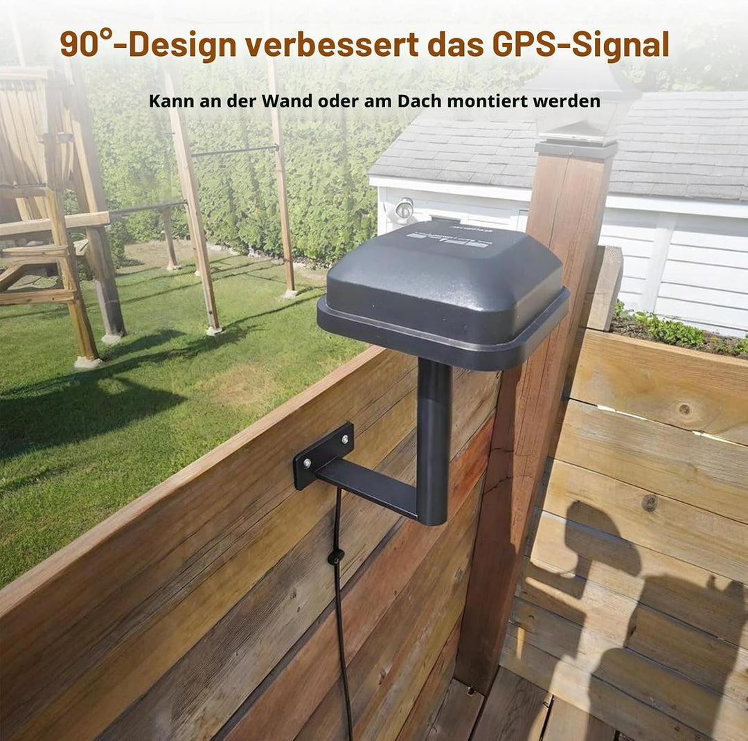 Wandhalterung kompatibel mit Segway Navimow GPS, 90° Edelstähle Winkelhalterung für Navimow i105E &amp;