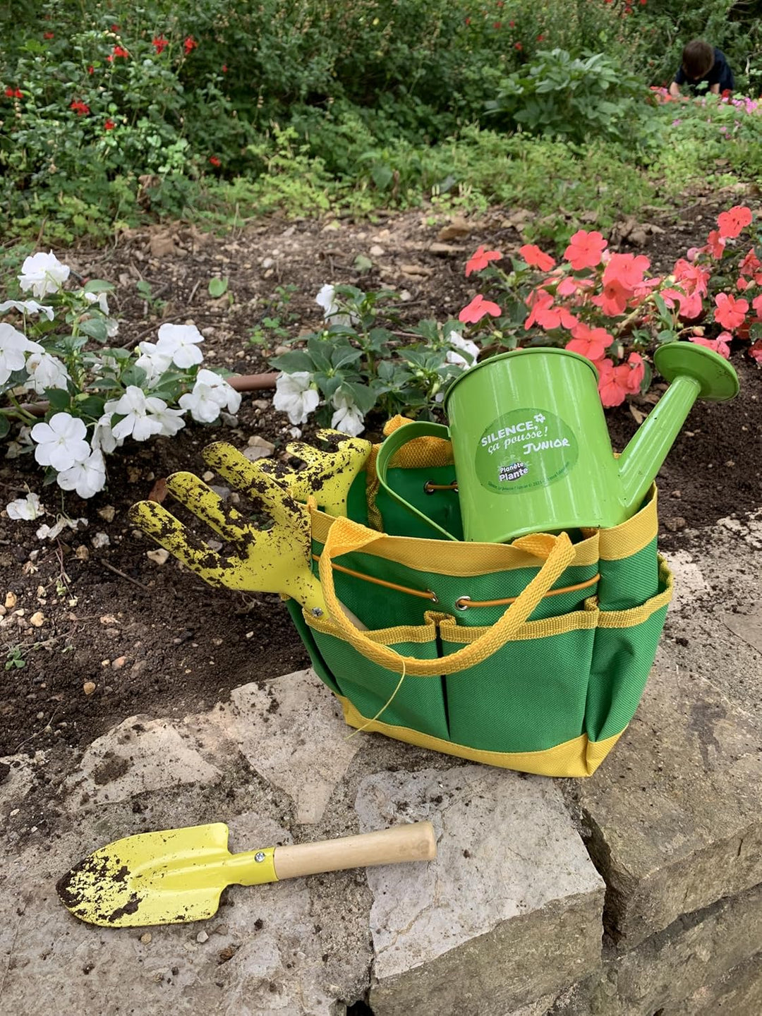 Gartenwerkzeugtasche 6-teilig - Stille wächst es - 170629SP - Metall - Garten - Natur - Pflanze - Bl