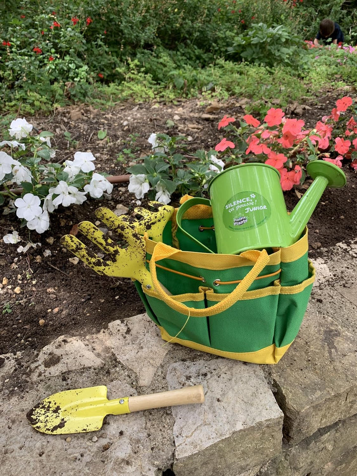 Gartenwerkzeugtasche 6-teilig - Stille wächst es - 170629SP - Metall - Garten - Natur - Pflanze - Bl