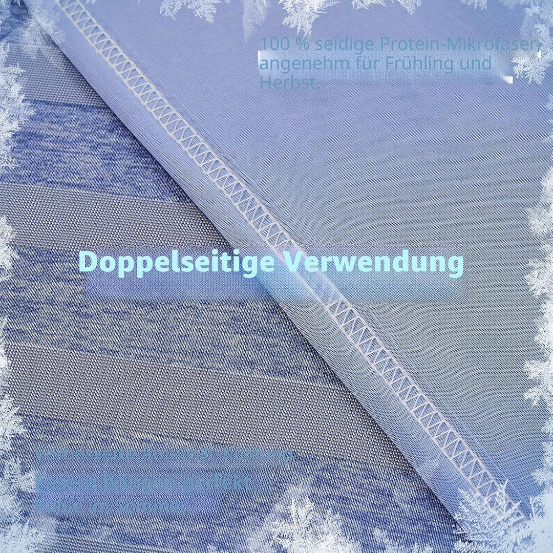 EMME Kühldecke Kühlende Decke, Arc-Chill Q-Max>0,5, 274 x228 cm, 2 in 1 Doppelseitige Dünne Sommerde