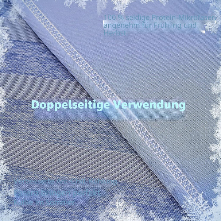 EMME Kühldecke Kühlende Decke, Arc-Chill Q-Max>0,5, 274 x228 cm, 2 in 1 Doppelseitige Dünne Sommerde