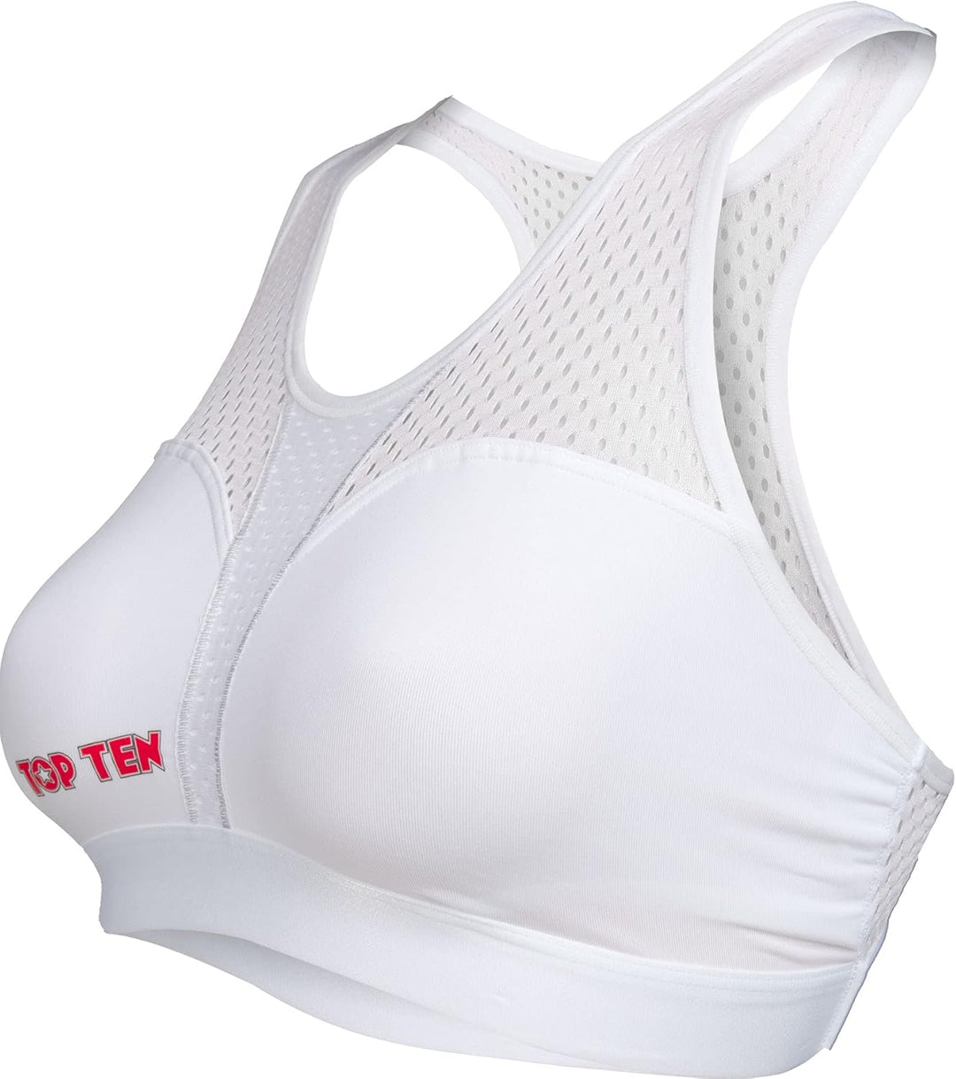 TOP TEN Sports Bra „Cool Guard“, S Kurz Weiß