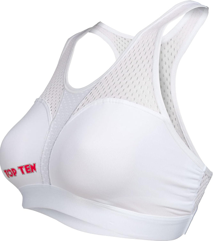 TOP TEN Sports Bra „Cool Guard“ M Kurz Weiss, M Kurz Weiß