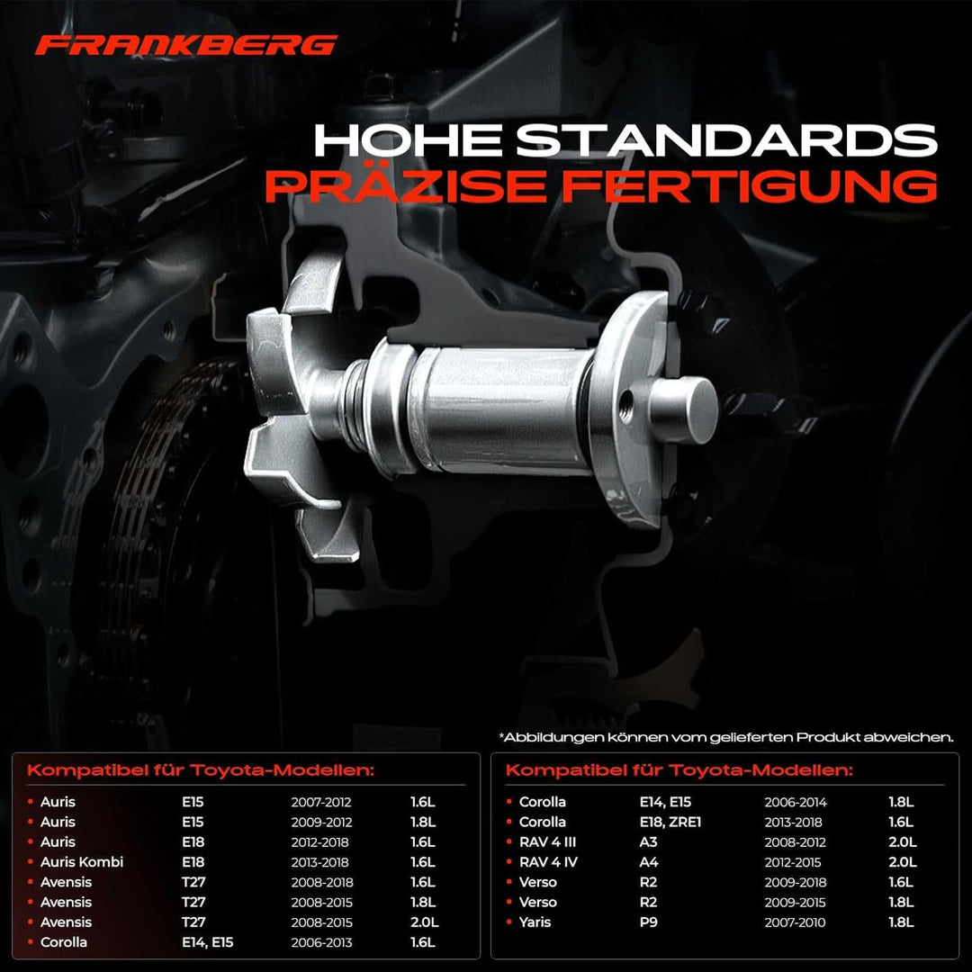 Frankberg Wasserpumpe Kompatibel mit Au.ris E15 E18 1.6L 1.8L 2007-2018 Aven.sis T27 1.6L-2.0L 2008-