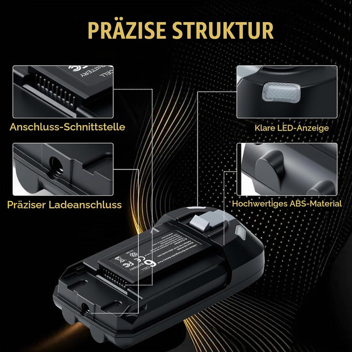 22,2V Lithium-Ionen Ersatzakku für Rowenta X-Force Flex 8.60 Serie, kompatibel mit RH9638 RH9639 RH9