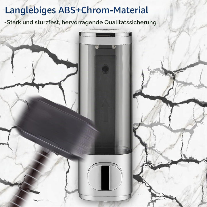 modunful Shampoo Conditioner Dispenser, Shower Dispenser Drill-Free Shampoo Dispenser für Dusche Wan