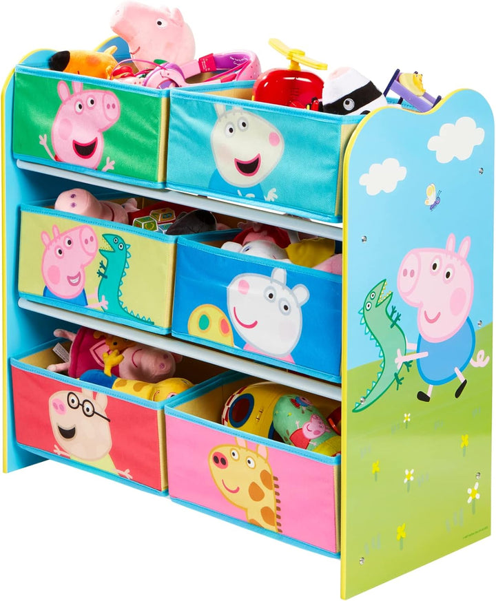 Peppa Wutz Aufbewahrungseinheit für Kinderspielzeug, Masse (H x B x T): 60 x 63,5 x 30