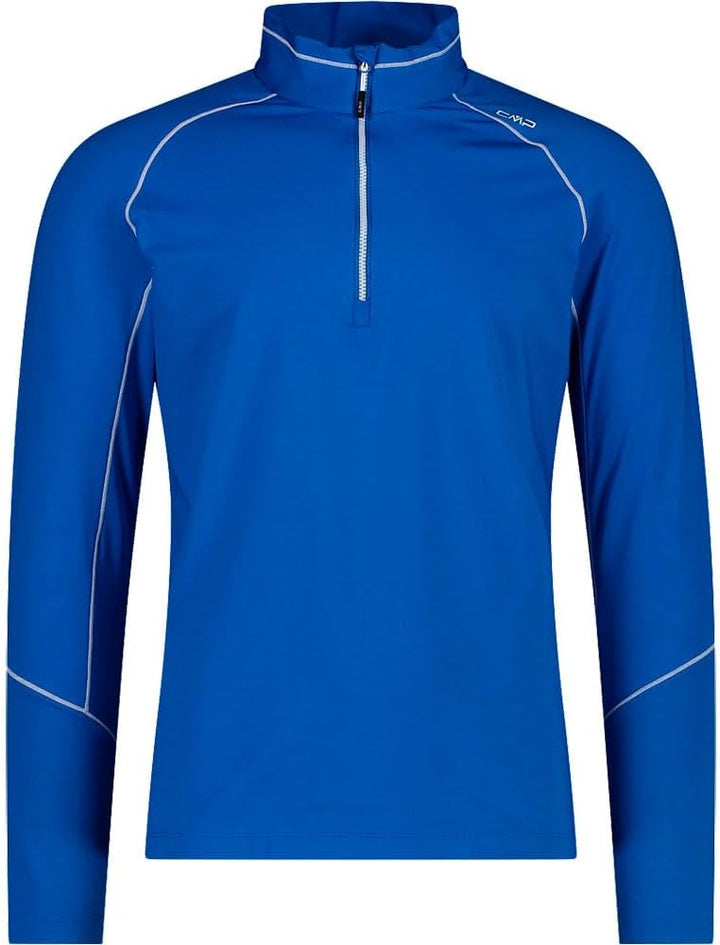 CMP Herren Softech Skifleece Long Sleeve Shirt 50 Blau, 50 Blau