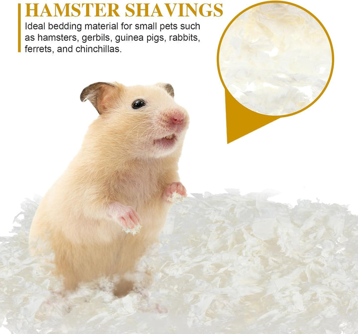 Papierstreu Kleintierstreu mit Hoher Wasseraufnahme Langlebiges Papiersägemehl Geruchsbindende Nager