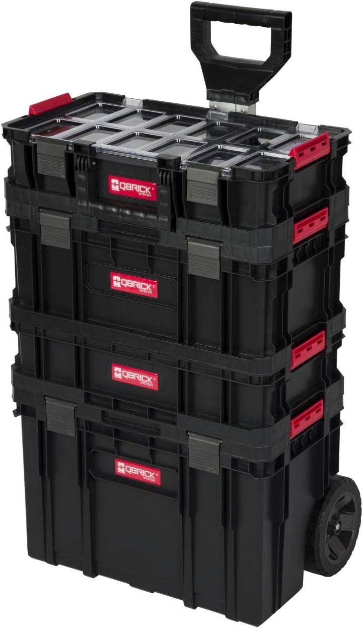 XL Modular Wählbar Werkzeugtrolley, Werkstattkoffer Set, Werkstattwagen Set aus"Q-Brick" Serie mit v