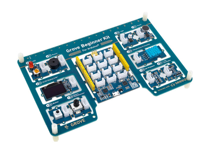 seeed studio Grove Beginner Kit Arduino Starter Kit - All-in-One Arduino UNO-kompatibles Board mit 1