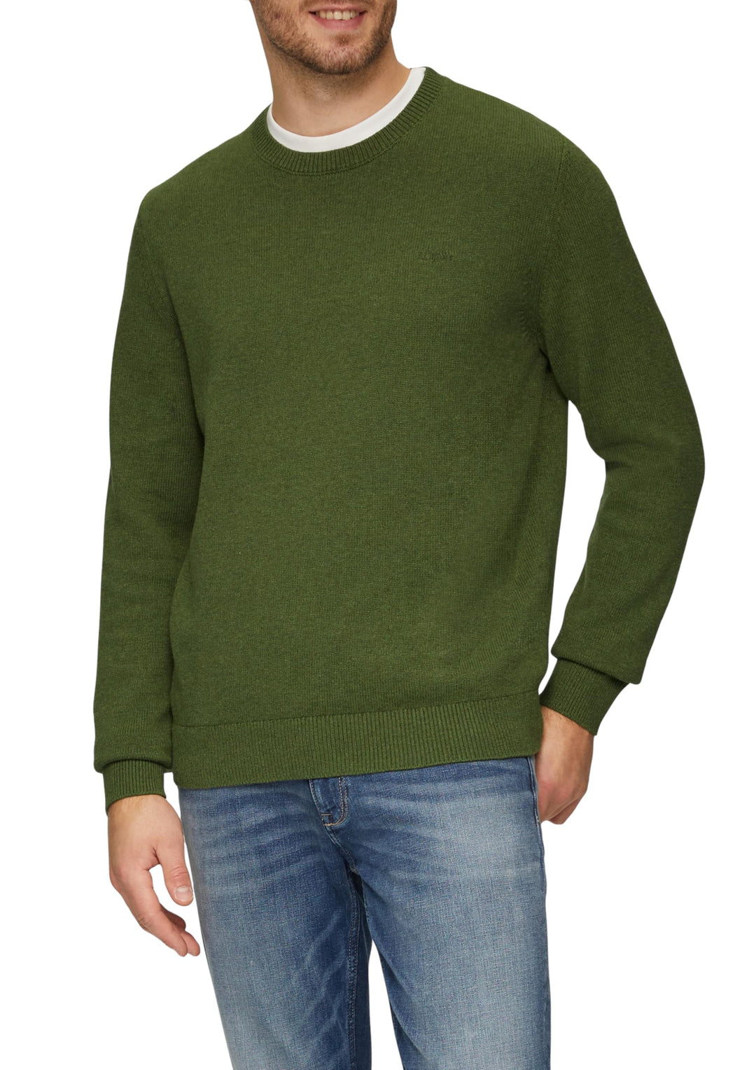 s.Oliver Strickpullover aus Effektgarn S Grün 77w0, S Grün 77w0