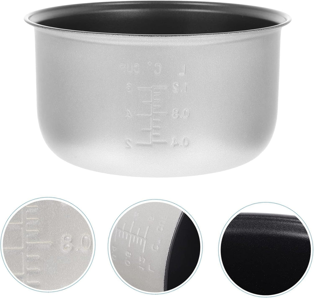 UPKOCH Reiskocher Ersetzen Liner Reiskocher Innentopf Antihaft-Reiskocher Topf Reiskocher Ersatz Inn