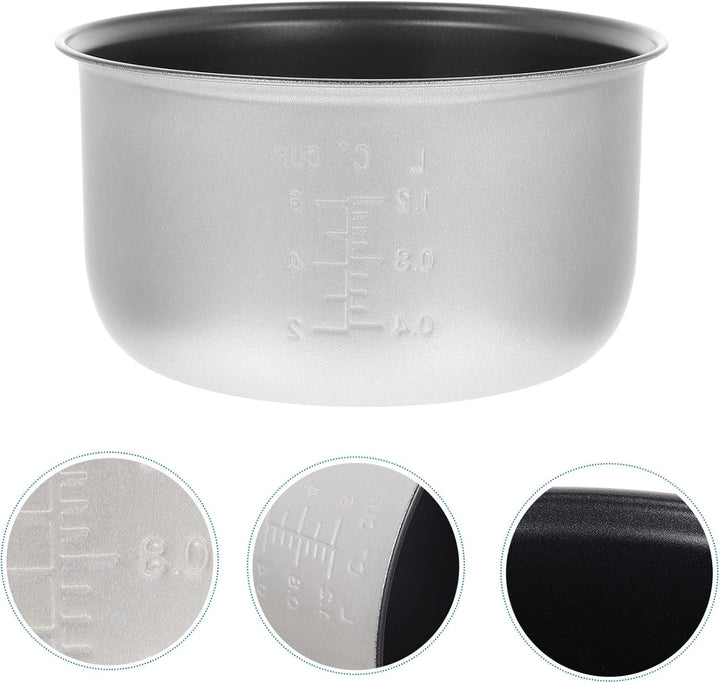 UPKOCH Reiskocher Ersetzen Liner Reiskocher Innentopf Antihaft-Reiskocher Topf Reiskocher Ersatz Inn