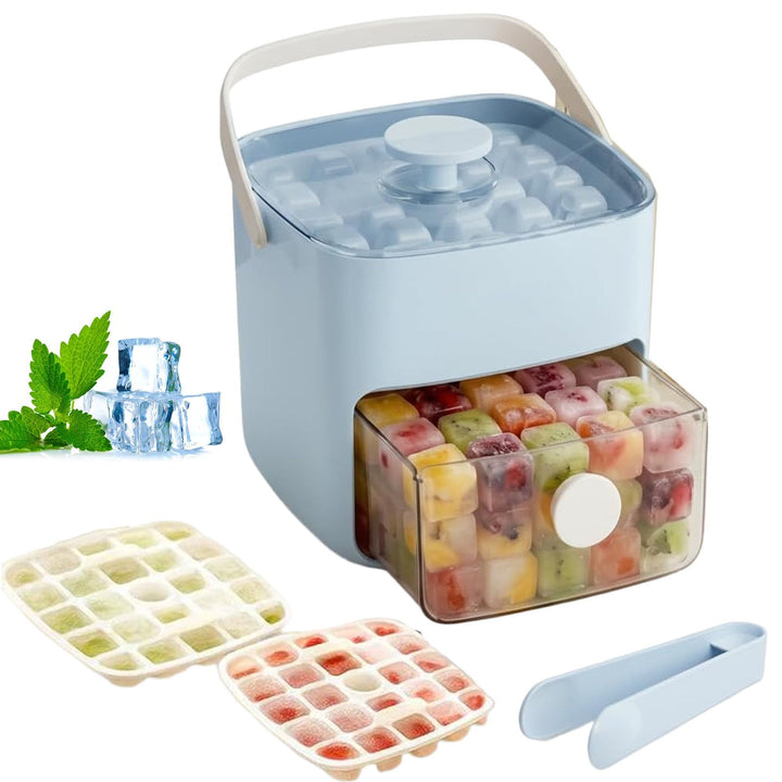 Tragbarer EiswüRfelbereiter,EiswüRfelmaschine mit Presstyp,mit 48 Gitter EiswüRfelform EiswüRfelmake