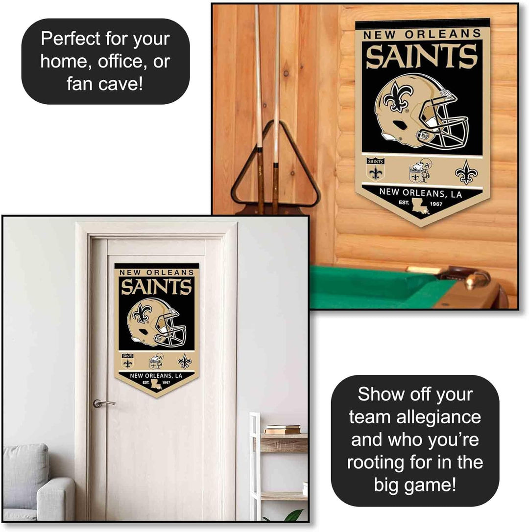 New Orleans Saints Heritage History Banner Wimpel