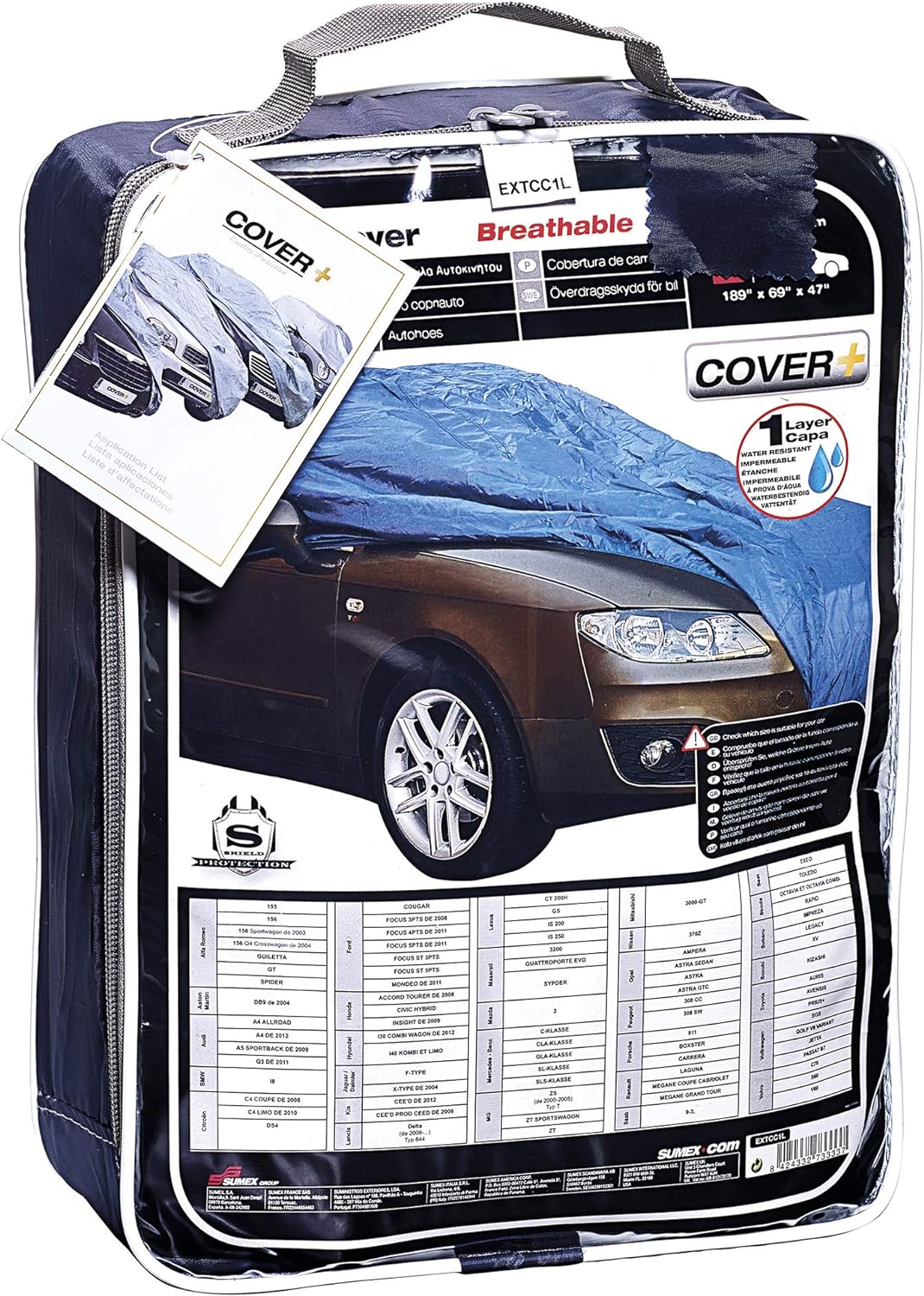 SUMEX extcc1l Basic Tasche Aussen Auto, L, L