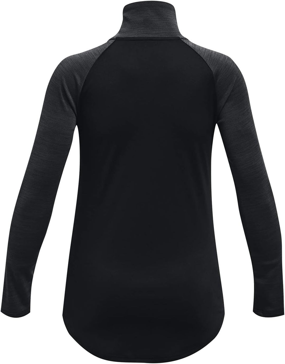 Under Armour Mädchen Tech Graphic Half Zip T-Shirt XL Schwarz (002)/Weiss, XL Schwarz (002)/Weiß