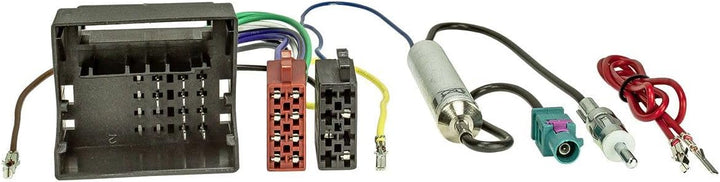 tomzz Audio 2449-001 Doppel DIN Radioblende Set kompatibel mit Seat Altea FR XL Toledo 5P dunkelsilb