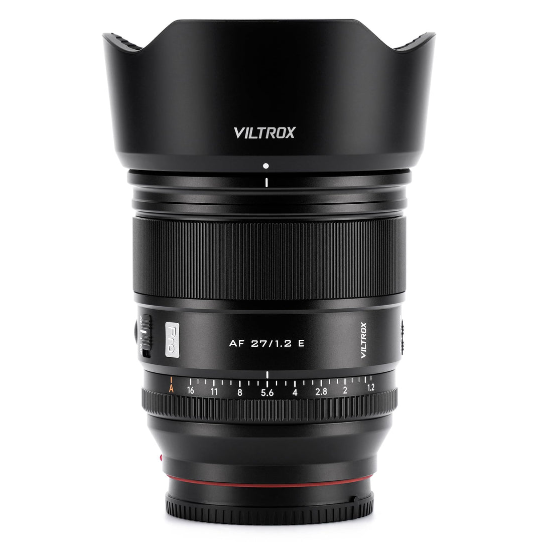 VILTROX 27mm F1.2 Pro E Mount Objektiv, 27mm f/1.2 Autofokus Grosse Blende APS-C Prime Objektiv, Kom