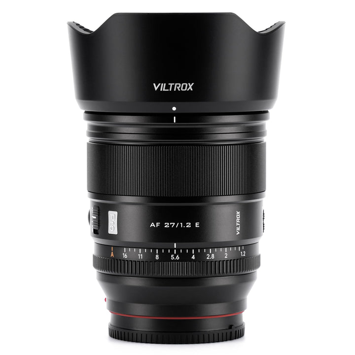 VILTROX 27mm F1.2 Pro E Mount Objektiv, 27mm f/1.2 Autofokus Grosse Blende APS-C Prime Objektiv, Kom