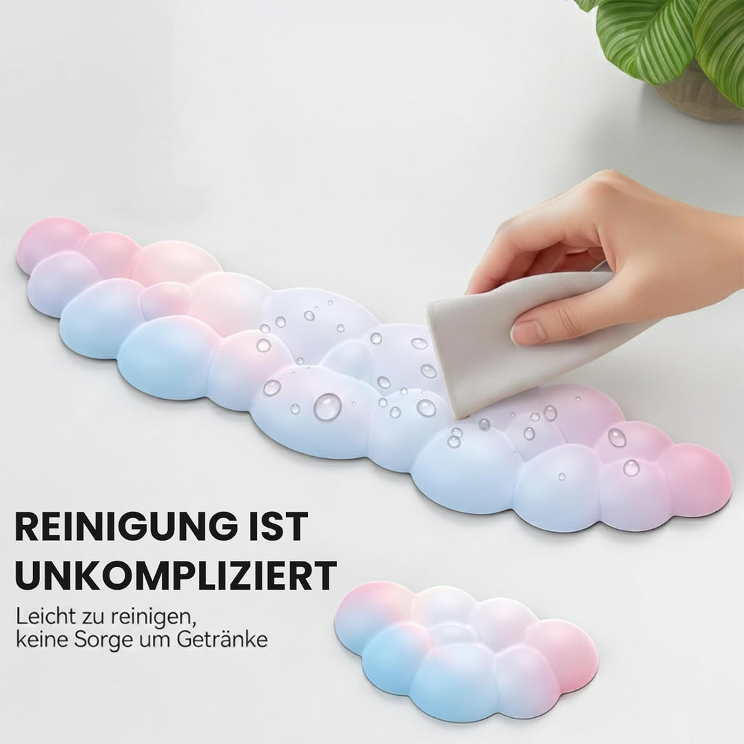 Angel-Flügel Handgelenkstütze,Handballenauflage Tastatur, Memory Foam Wrist Rest,Erinnerungsschaumst