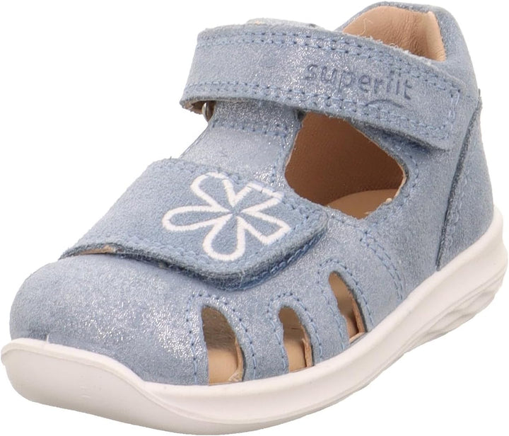 Superfit Mädchen Bumblebee Sandale 23 EU Blau 8010, 23 EU Blau 8010