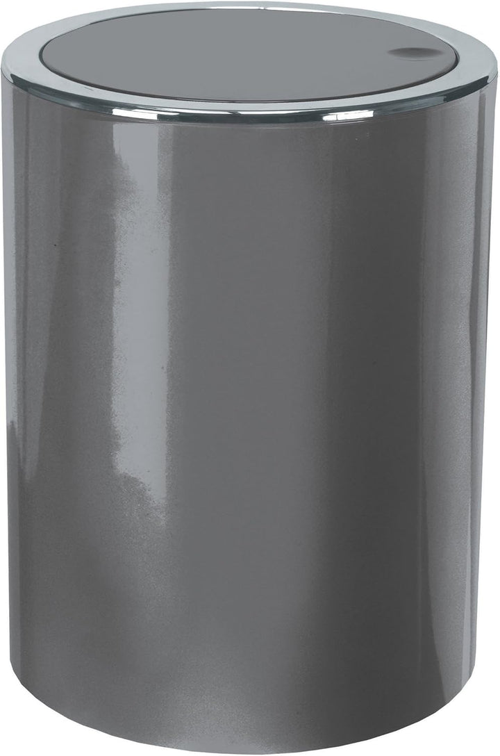 Kleine Wolke Kosmetikeimer Clap, Platin, 5 Liter Länge 19 cm x Breite 19 cm x Höhe 24,5 cm Grau, Län