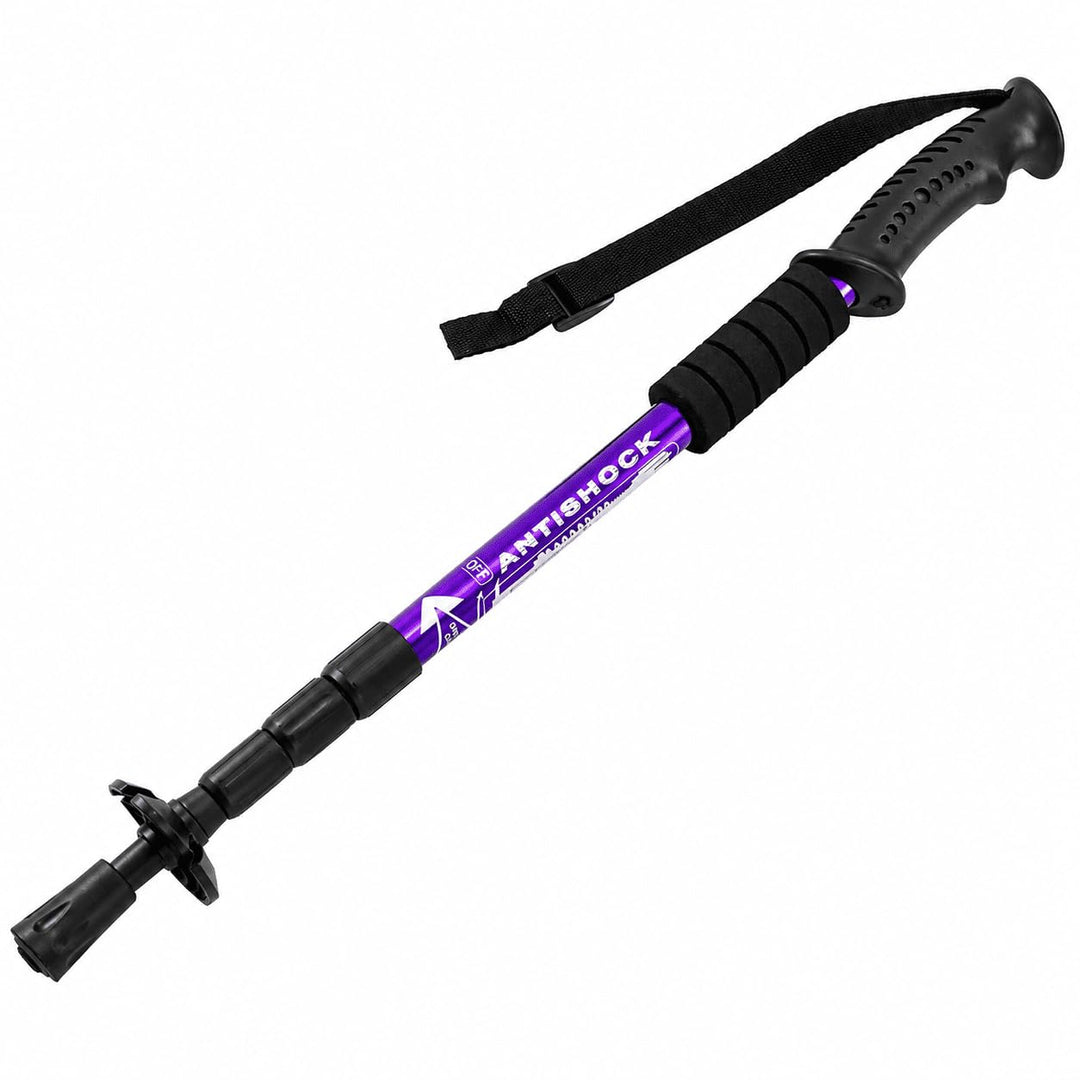 MidGard Teleskop Nordic Walking Stöcke, 50-110 cm höhenverstellbar, Antischock Dämpfung, Wanderstöck