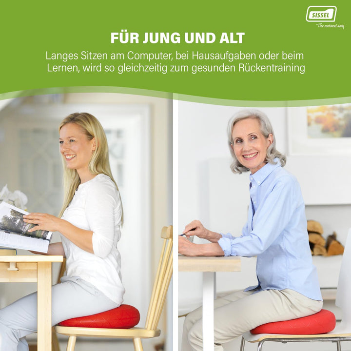 SISSEL SITFIT, Luftgefülltes Balancekissen für Aktives Sitzen und Training, Unterschiedliche Grössen