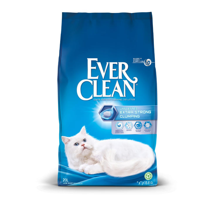 Ever Clean Katzenstreu, Extra stark klumpend, unparfümiert, 20L Unscented 20L, Unscented 20L